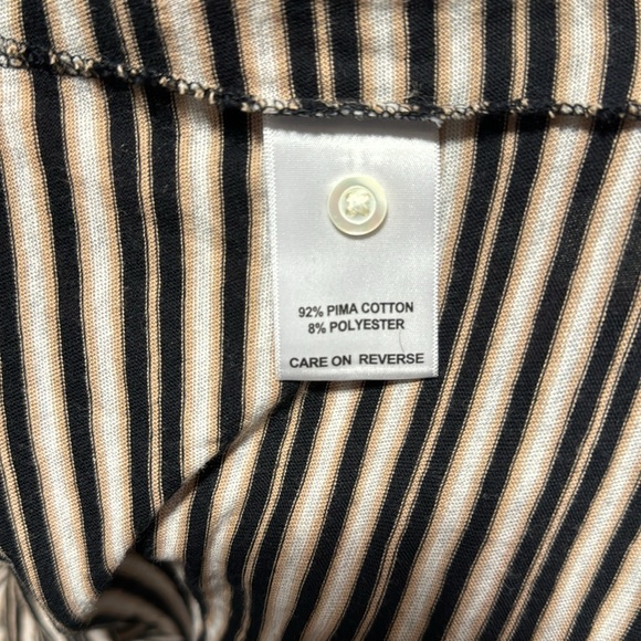 Billy Reid Pima Cotton Striped Polo - Picture 3 of 3